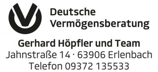 Unser Sponsor Deutsche Vermögensberatung Gerhard Höpfler und Team